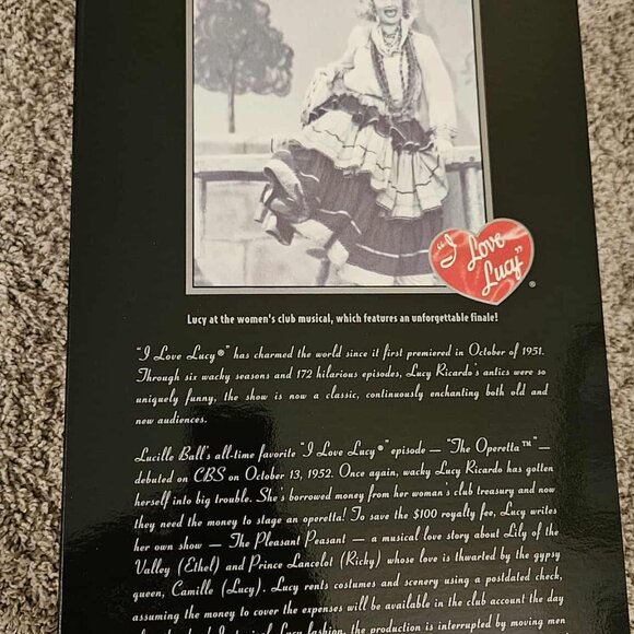 I Love Lucy The Operetta Mattel Barbie Doll - Picture 2 of 2